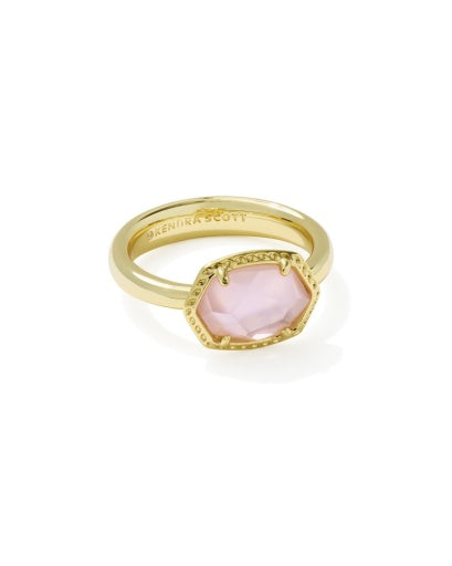 Daphne Frame Band Ring Gold
