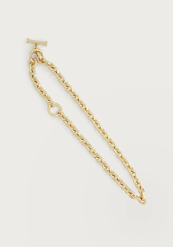 Anabel Aram Farrier Thick Chain Necklace Gold
