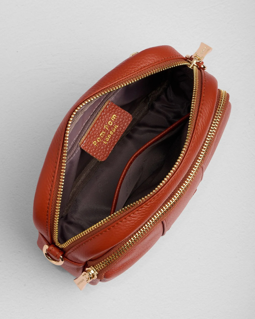 Pom Pom London Original Bag Burnt Orange