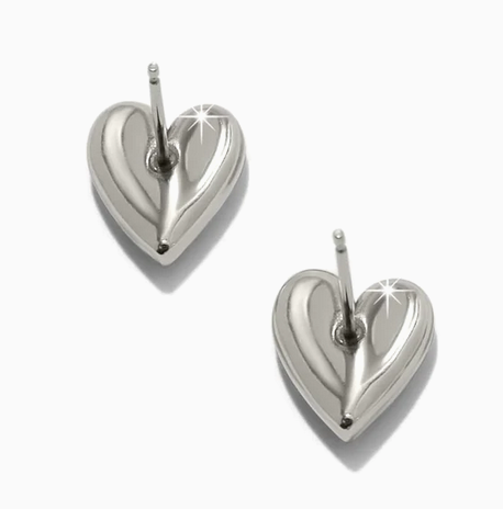Cascade Heart Post Earrings