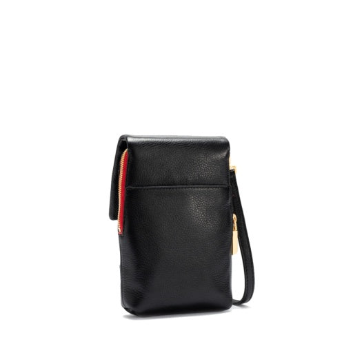 VIP Mobile Black/Brushed Gold Red Zip