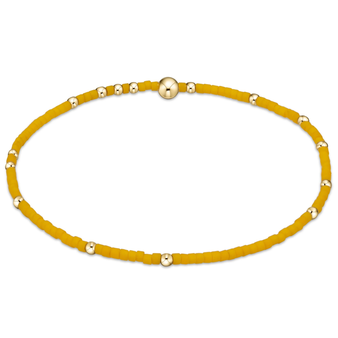 Gameday Hope Unwritten Bracelet- Golden Yellow