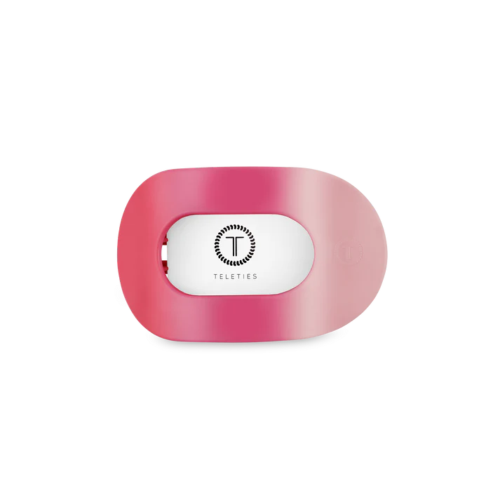 Small Flat Round Clip Kiss and Tell