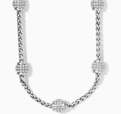 Meridian Petite Short Necklace Silver