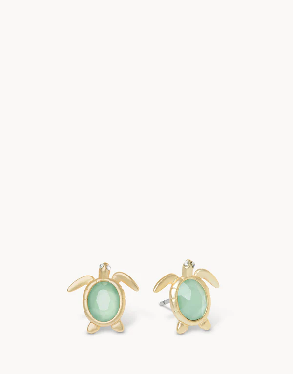 Sea La Vie Stud Earrings SLV/Sea Turtle Gold