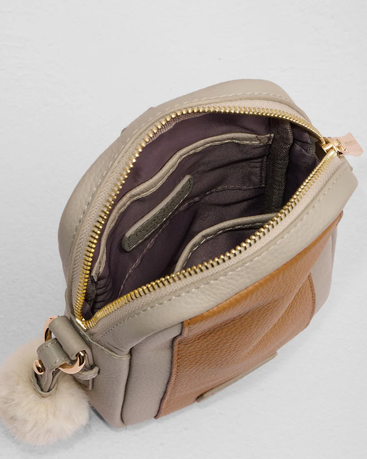 Eaton Phone  Bag Stone &amp; Maple