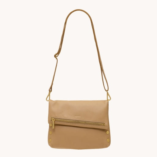 VIP Crossbody in MedToasty Sand/Brushed Gold NA