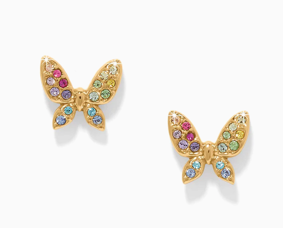 Enchanting Gem Butterfly Earrings