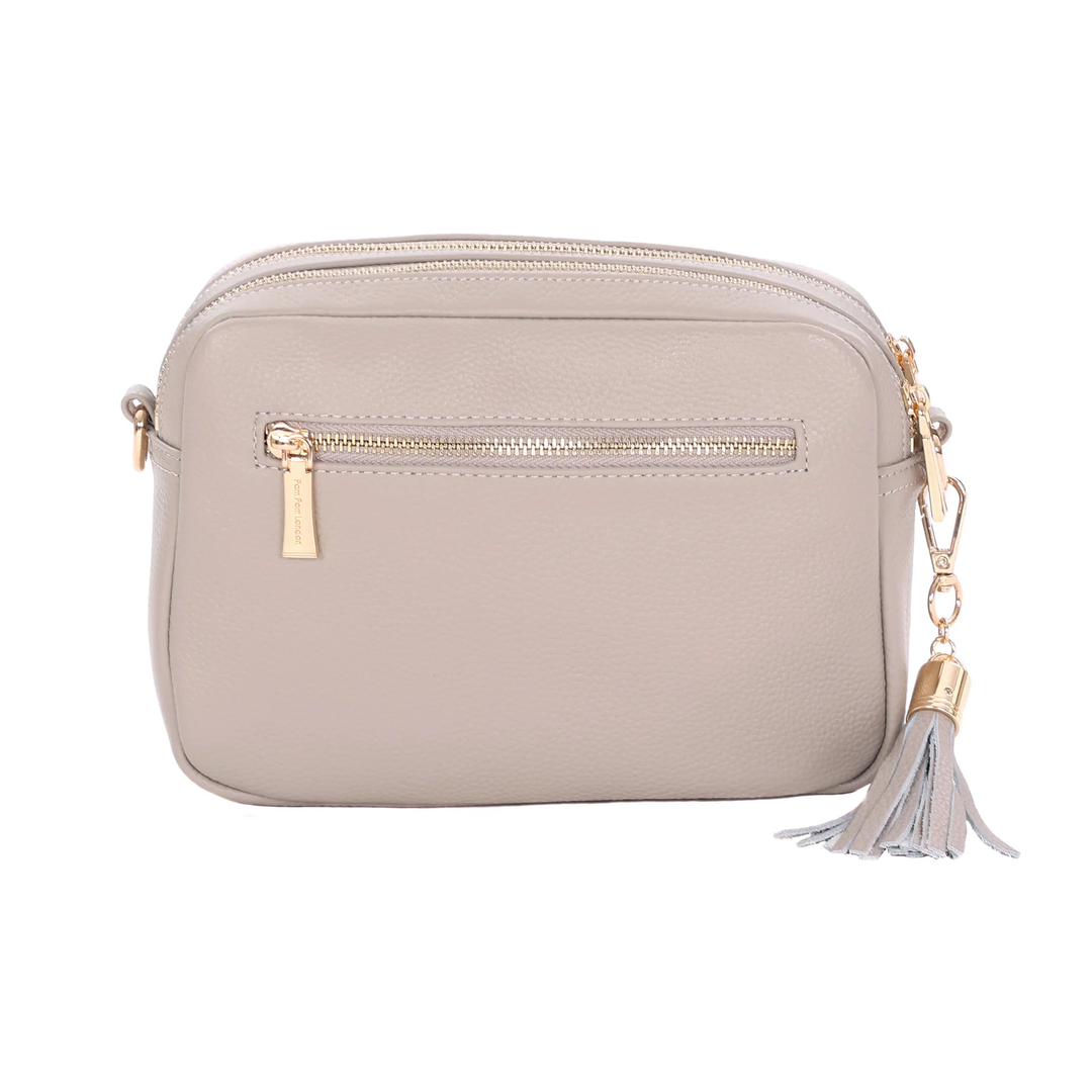 Pom Pom London City Duo Bag Stone
