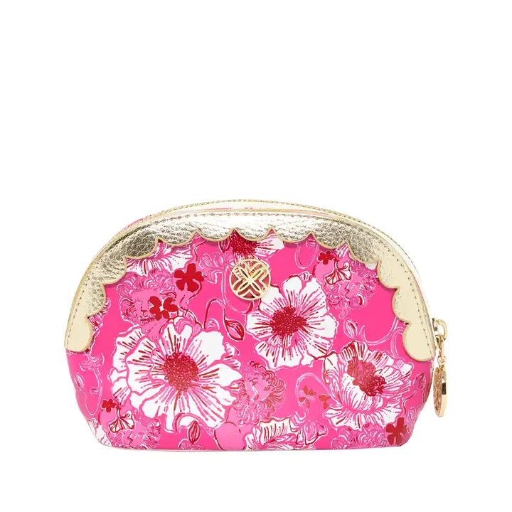 Scallop Pouch Set Glowing Gardens Feeling Poppy