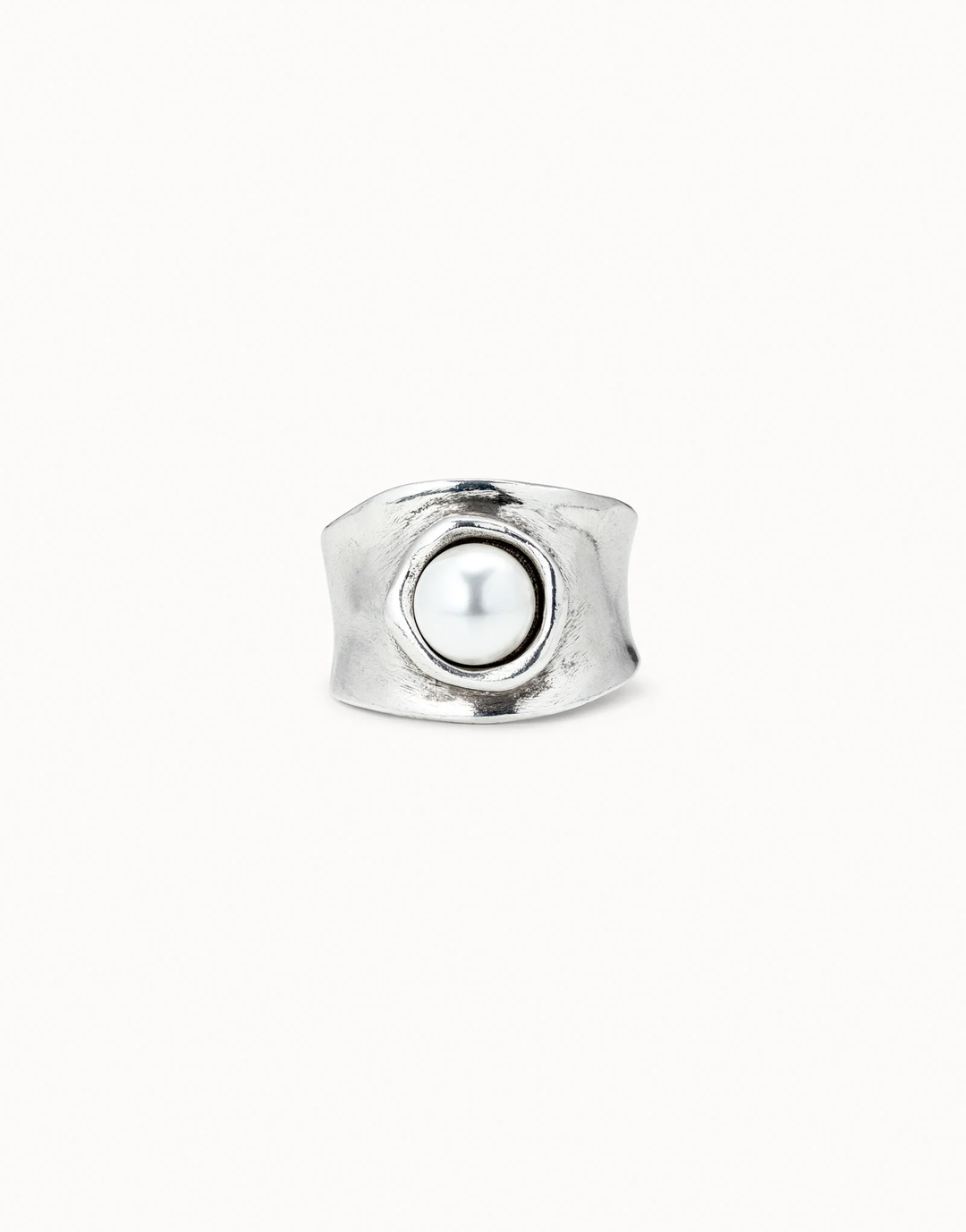 My Talisman Ring Silver W/Pearl Size 7