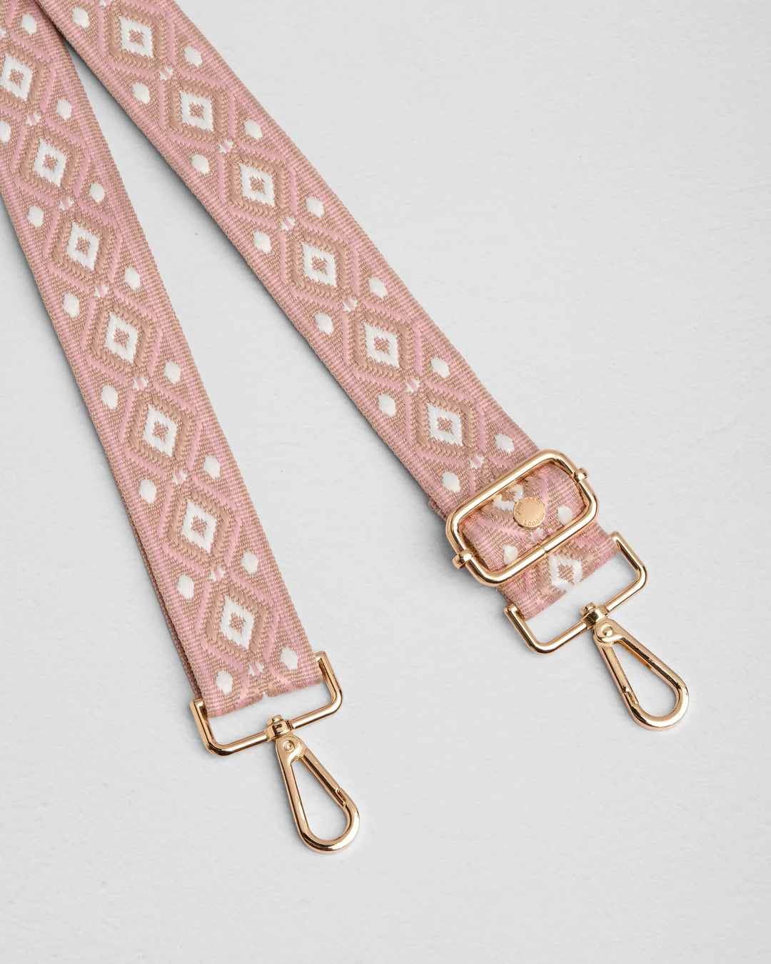 Pom Pom Strap Orchid Tribal Motif