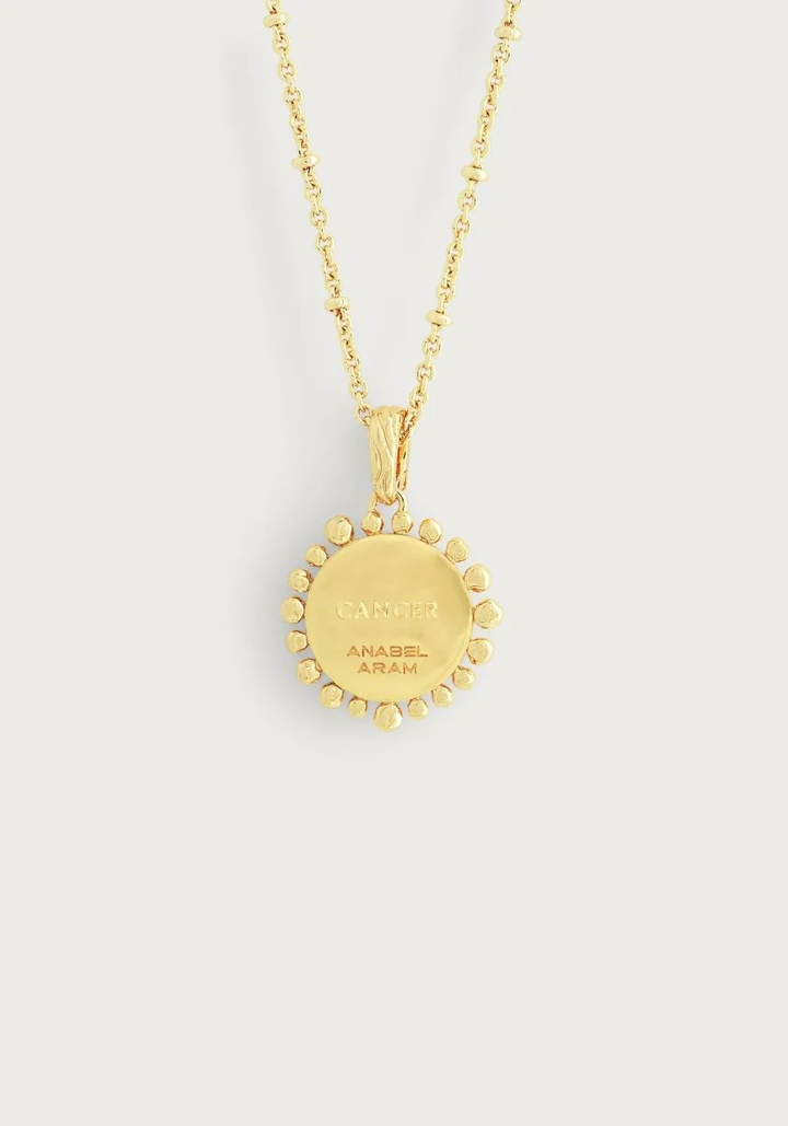 Anabel Aram Zodiac Pendant Necklace Cancer