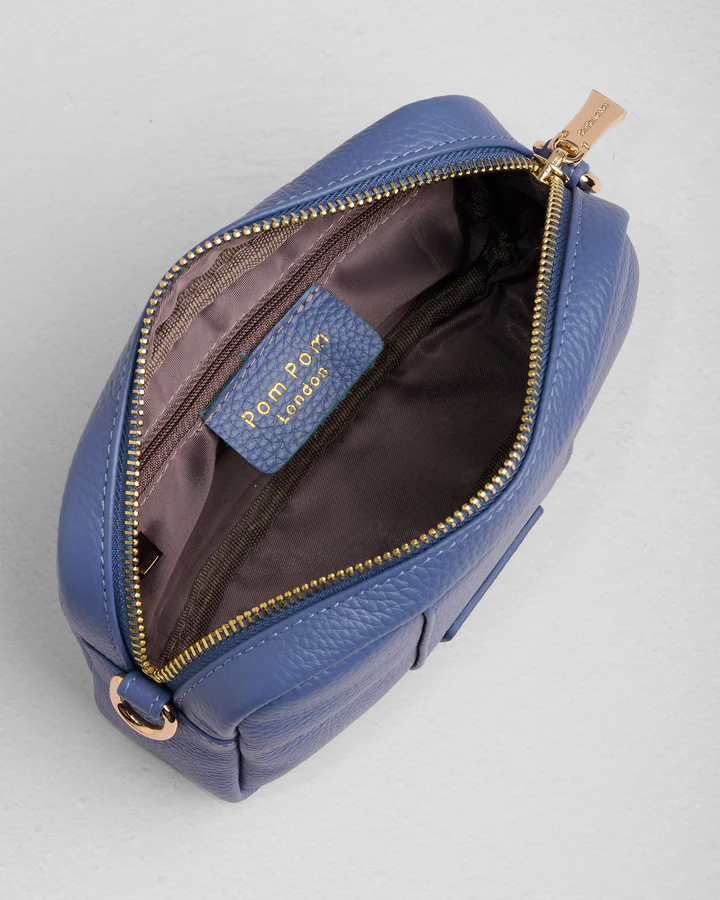 Pom Pom London City Mini Bag Lupin Blue