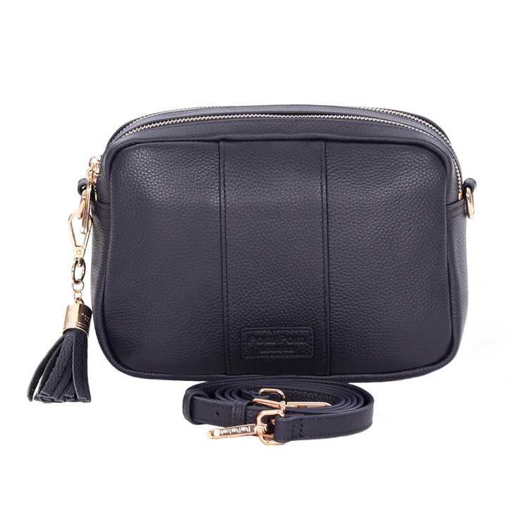 Pom Pom London City Duo Bag Navy