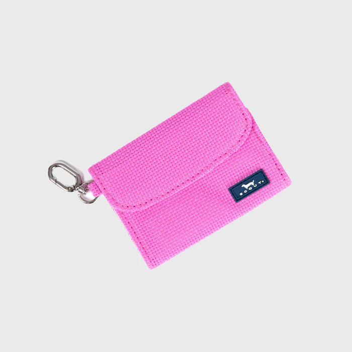 Street Cred Card  Holder Red Violet Woven