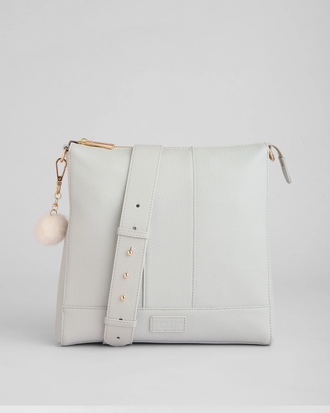 Pom Pom London Westminster Bag Salt Grey