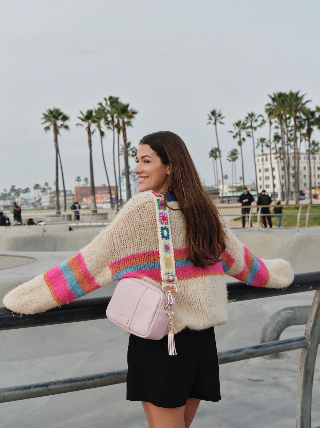 Pom Pom London City Duo Bag Cherry Blossom Pink