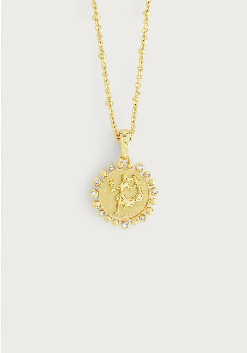 Anabel Aram Zodiac Pendant Necklace Virgo