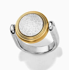 Ferrara Two Tone Reversible Ring Size 8