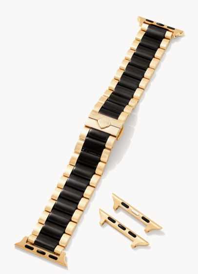 Dira 3 Link Watch Band Gold/Black Tone