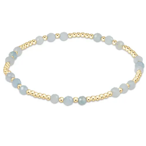 Joy Gem 3mm Bracelet Aquamarine