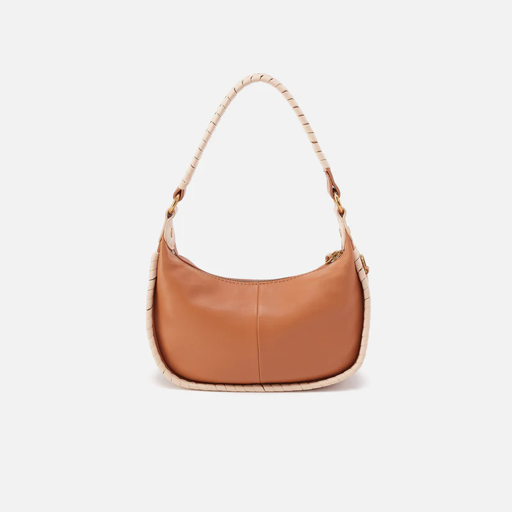 Mia Crescent Small Hobo Warm Cashew