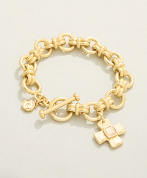 Affirmation Toggle Bracelet Mother-of-Pearl