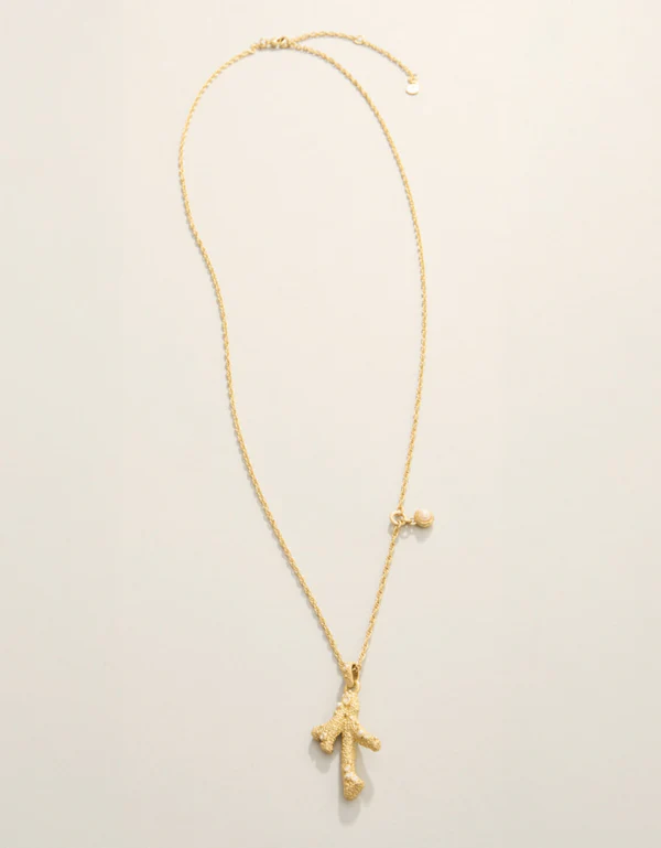 Crusty Coral Necklace 28" White Opal