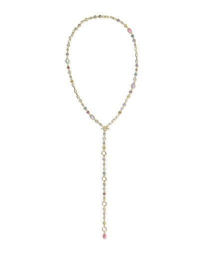 Mini Elisa Abbie Strand Necklace Gold Multi Mix