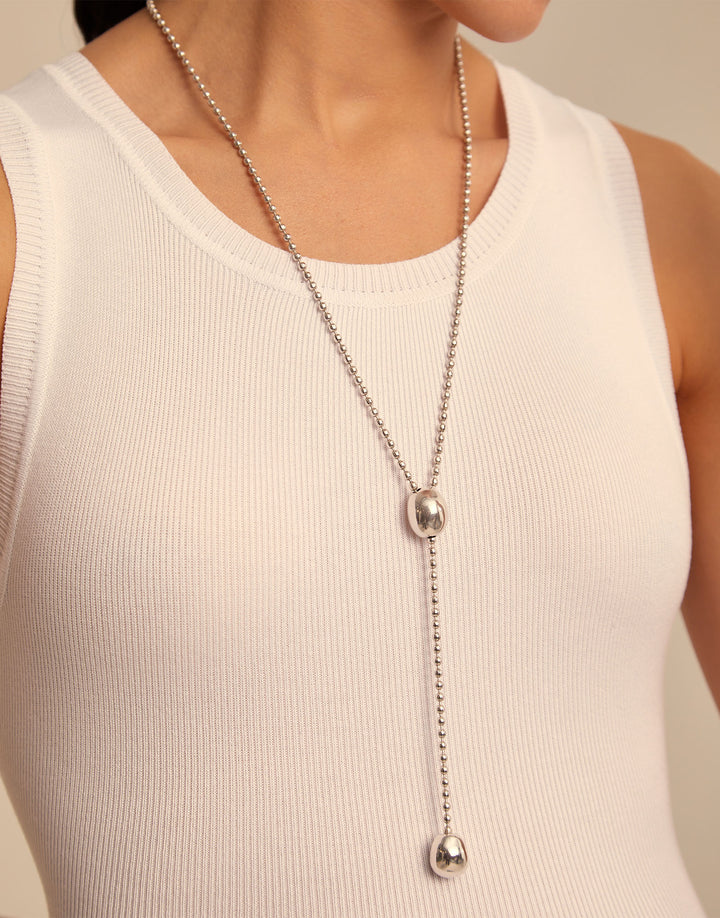 Lonely Planet Necklace Silver