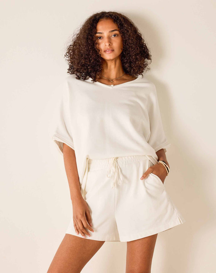 Frenchie Shorts White