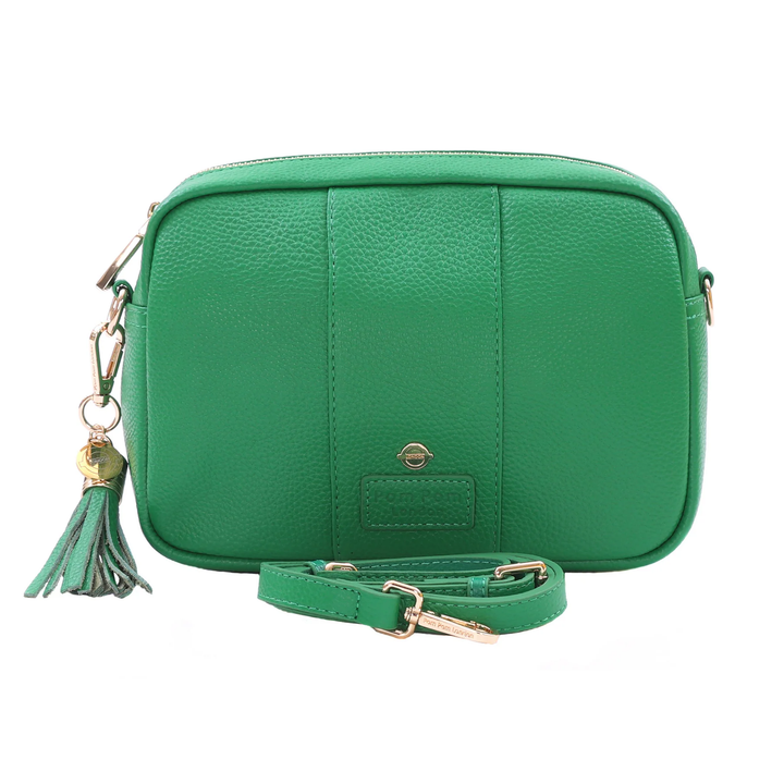 Pom Pom City Bag with Special Keyring and Dust Bag District Line Green