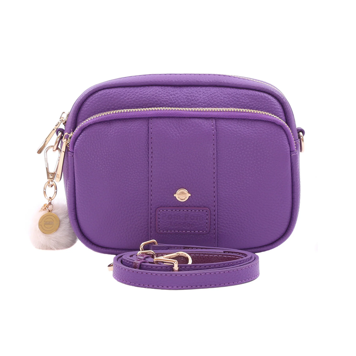 Pom Pom London Original Bag Elizabeth Line Purple