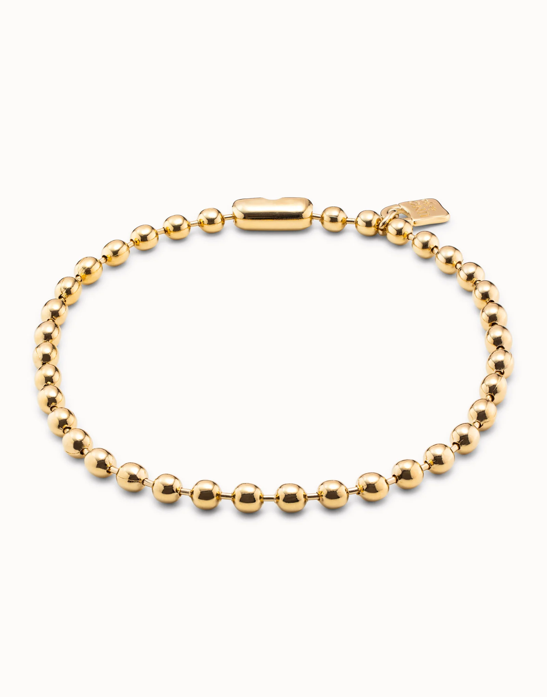 Snowflake Short Beaded Necklace with Padlock