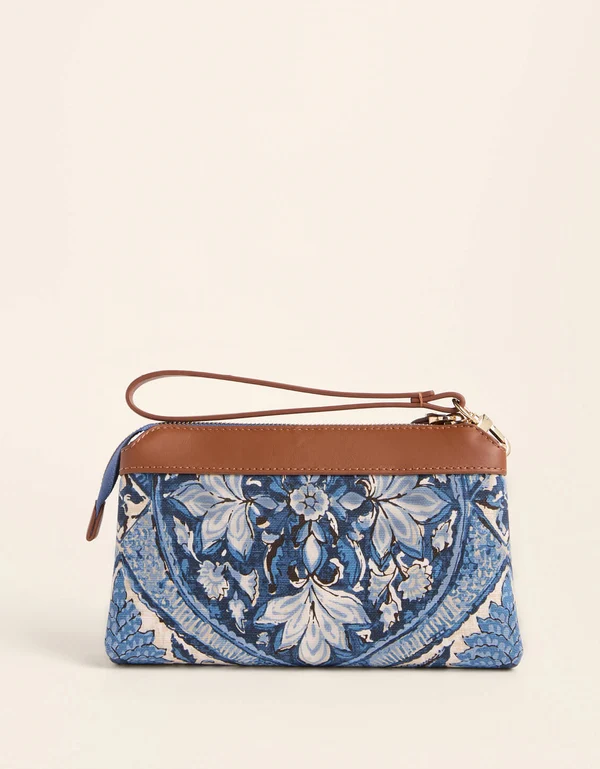 Emma Wristlet Japonica Cartouche Blue