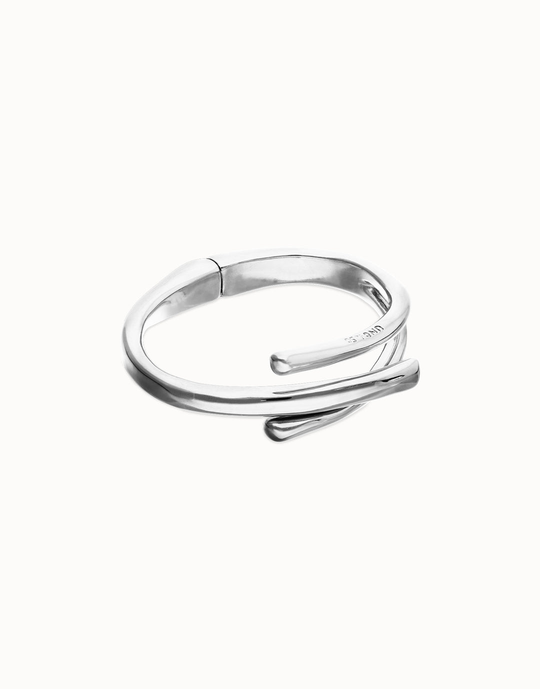 Roots Bangle Bracelet Silver