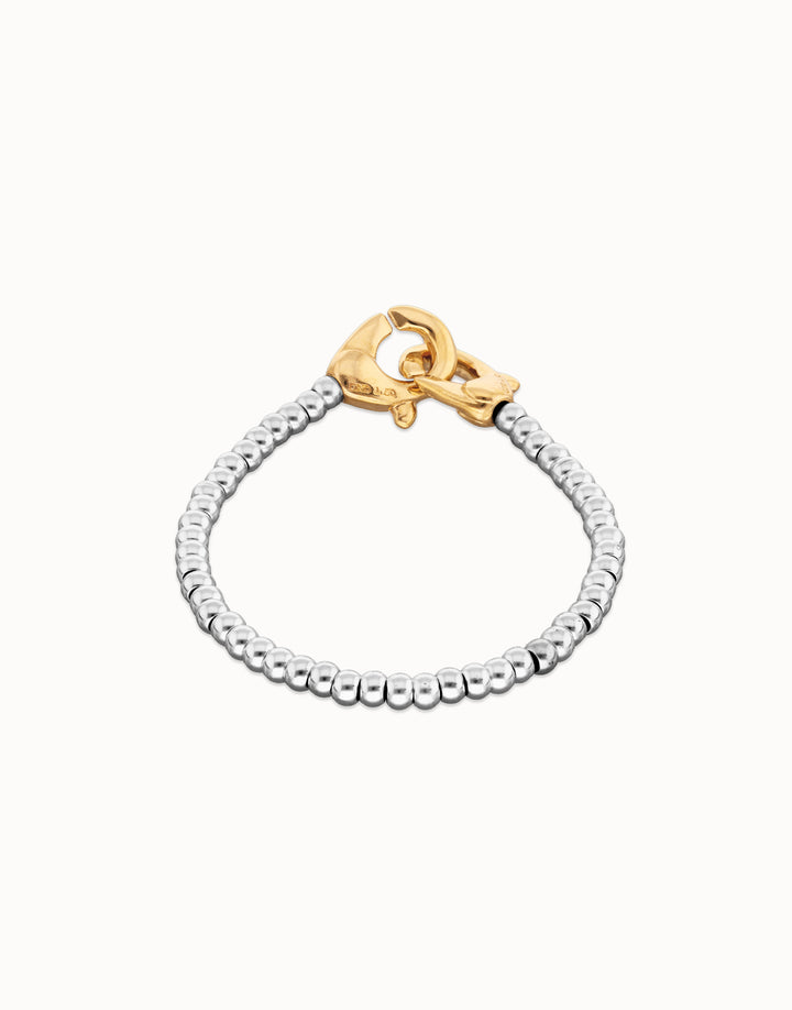 Ser Inseparable Beaded Bracelet with Carabiner Clasp