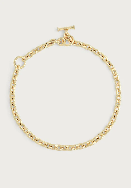 Anabel Aram Farrier Thick Chain Necklace Gold