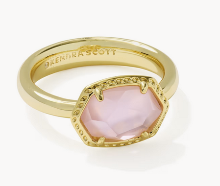 Daphne Frame Band Ring Gold