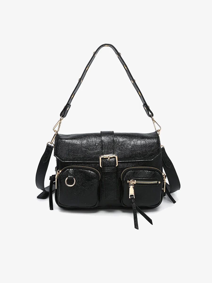 Valerie Shoulder Bag in Black