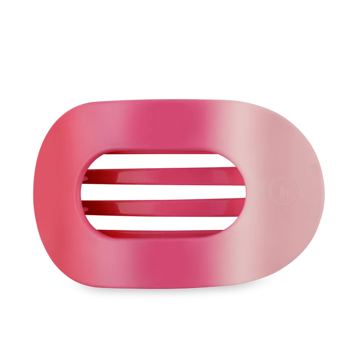 Large Flat Round Clip Kiss and Tell