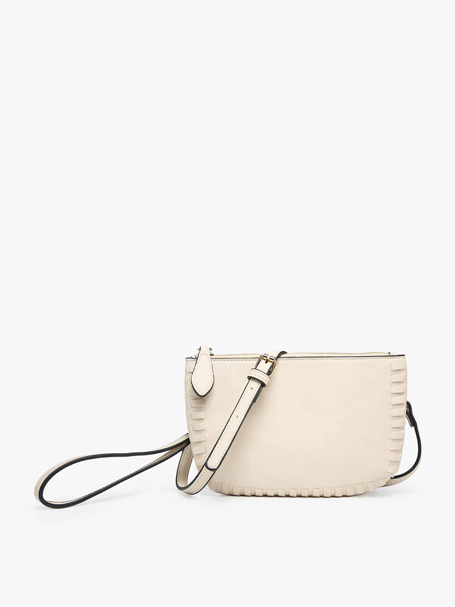 Bonnie Whipstitch Crossbody in Bone