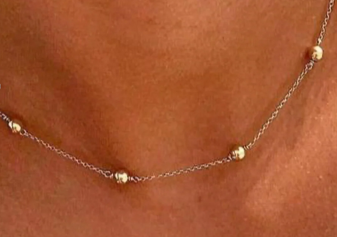 17" Choker Simplicity Chain Gold- Classic 4mm Gold