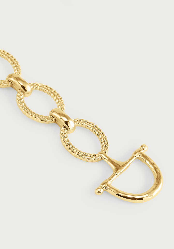 Anabel Aram Chaval Chain Bracelet Gold