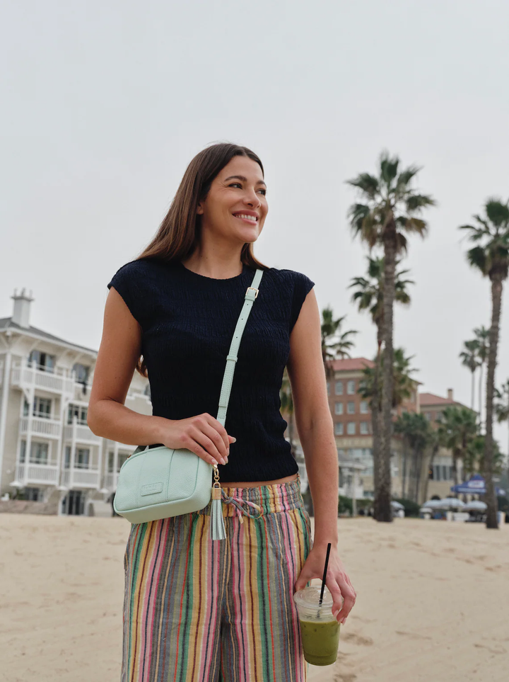Pom Pom London City Mini Bag Spearmint