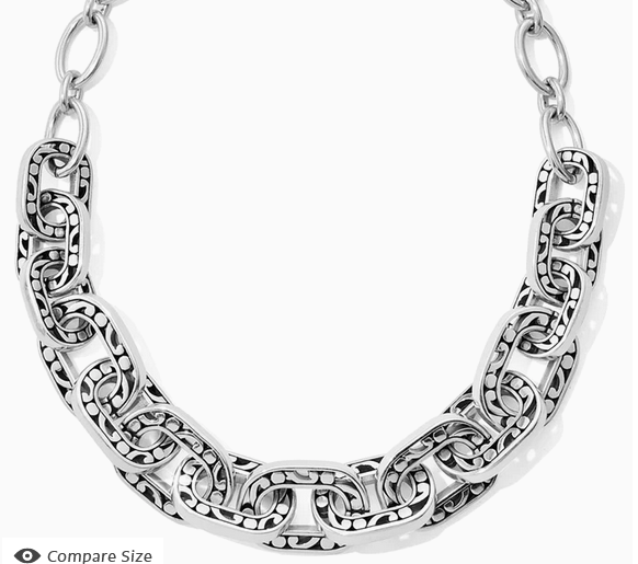 Contempo Linx Necklace Silver
