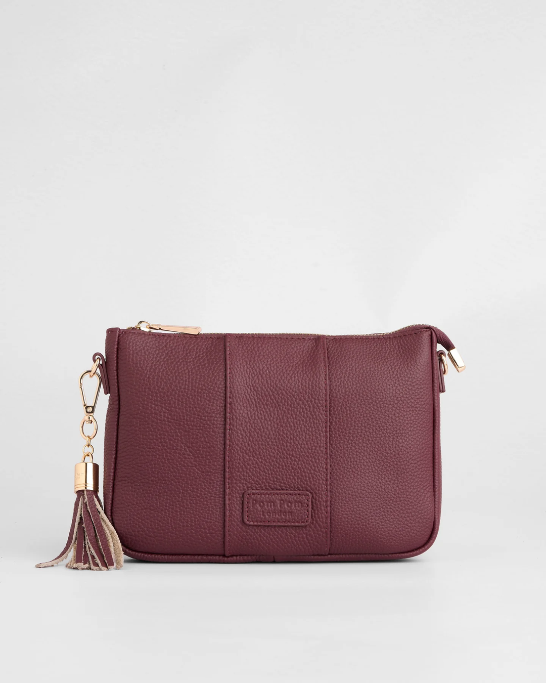 Pom Pom London City Slim Bag Dark Maroon