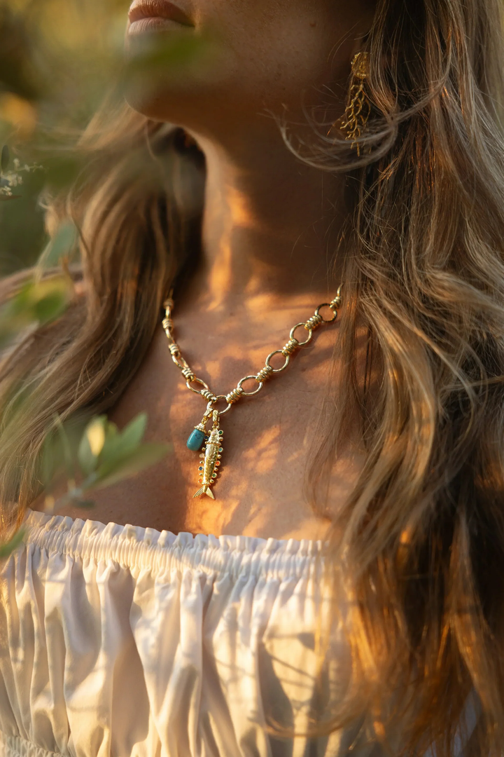 Anabel Aram Milos Medium Fish Charm