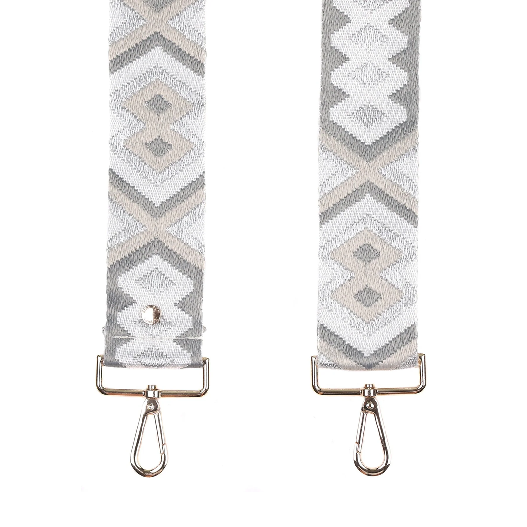 Pom Pom Strap Off White Diamond